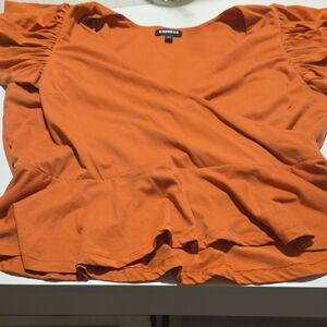 Express Women's Rust Blouse